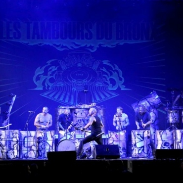 Concert des Tambours du Bronx au festival Pau Music Live 2021, en pammarge de la Foire de Pau. Samedi 18 septembre 2021